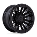 XD XD870 Bomber 20x9 Inch Matte Black with Gloss Black Ring Wheel