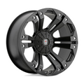XD XD778 Monster 18x9 Matte Black Off-Road Wheel with 5x114.3/5x127 Bolt Pattern and +35mm Offset