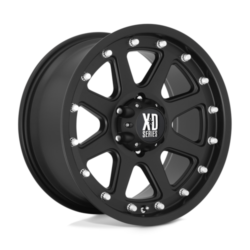 XD XD798 ADDICT 17x9 Inch Matte Black Wheel with 6x114.3 Bolt Pattern and +18mm Offset