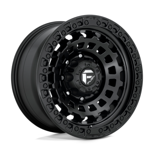 Fuel 1PC Zephyr 17x9 Matte Black Wheel - Offset -12 - 6x139.7 Bolt Pattern