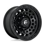 Fuel 1PC Zephyr 17x9 Matte Black Wheel with 8x165.1 Bolt Pattern and +1 Offset
