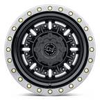 Black Rhino Hard Alloys ABRAMS 20x9.5 Wheel with Gloss Gun Black Finish and Machined Dark Tint