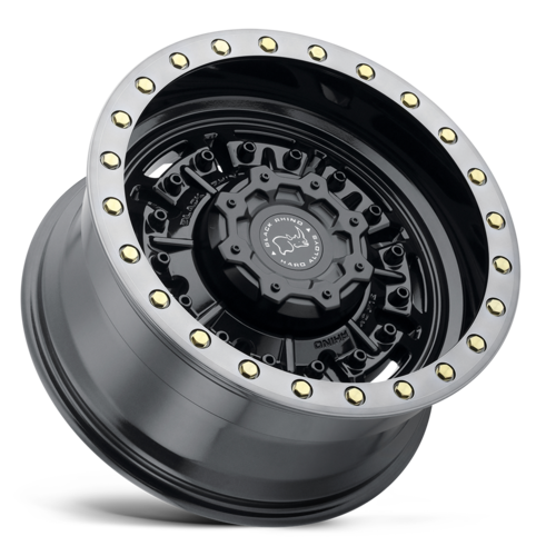 Black Rhino Hard Alloys BR Abrams 20x9.5 Gun Black Gloss Wheel with Machined Dark Tint and -18 Offset