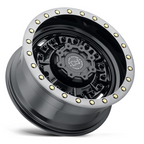 Black Rhino Hard Alloys ABRAMS 20x9.5 Wheel with Gloss Gun Black Finish and Machined Dark Tint