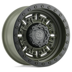 Black Rhino Hard Alloys BR Abrams 17x8.5 Olive Drab Green Off-Road Wheel