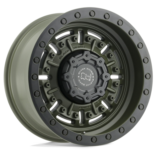 Black Rhino Hard Alloys BR Abrams 17x8.5 Olive Drab Green Off-Road Wheel