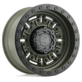 Black Rhino Hard Alloys BR Abrams 18x9.5 Olive Drab Green Wheel with -18 Offset and 5x127 Bolt Pattern