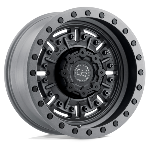 Black Rhino Hard Alloys BR Abrams 17x8.5 Wheel - 6x139.7 Bolt Pattern, -18 Offset, 112mm Center Bore