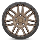 Black Rhino Hard Alloys Arches 17x8 Bronze with Black Ring Wheel