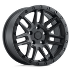Black Rhino Hard Alloys ARCHES 17x8 Matte Black Wheel with 5x4.25 Bolt Pattern and +30 Offset