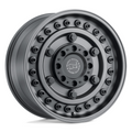 Black Rhino Hard Alloys BR Armory 17x9.5 Gun Black Wheel with 5x127/5x5.5 Bolt Pattern and -18 Offset