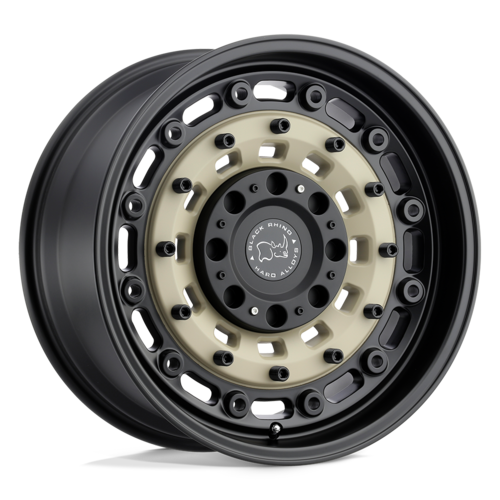 Black Rhino Hard Alloys Arsenal 17x9.5 Sand on Black Off-Road Wheel with -18 Offset