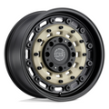 Black Rhino Hard Alloys Arsenal 20x9.5 Sand on Black Wheel with -18 Offset and 5x127/5x139.7 Bolt Pattern