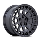 Black Rhino Hard Alloys Boxer 16x7 Gun Black Wheel with 5x100 Bolt Pattern and +15 Offset