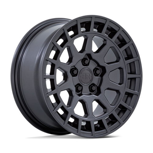 Black Rhino Hard Alloys Boxer 15x7 Gun Black Wheel with 5x100 Bolt Pattern and +15 Offset