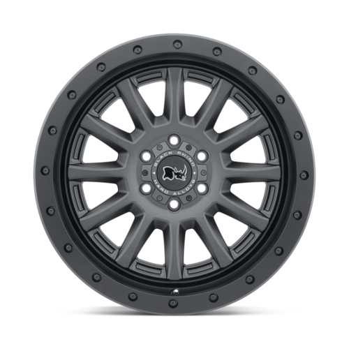 Black Rhino Hard Alloys DUGGER 17x8.5 Gun Black Wheel with 6x114.3 Bolt Pattern and +10 Offset