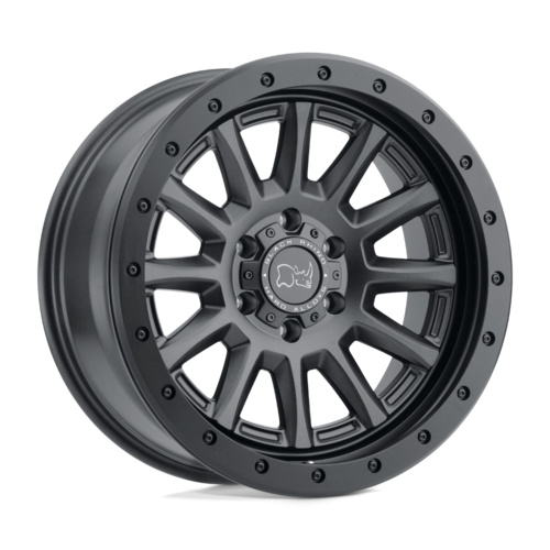 Black Rhino Hard Alloys DUGGER 20x9 Inch Gun Black with Black Rock Guard Wheel - 6x135 Bolt Pattern +10 Offset