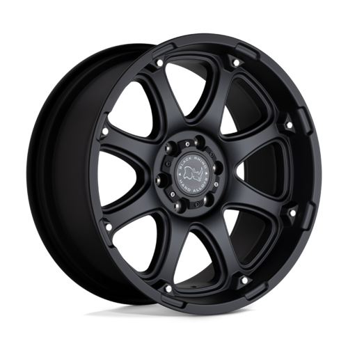 Black Rhino Hard Alloys BR Glamis 18x9 Matte Black Wheel with 8x170 Bolt Pattern and -12 Offset