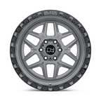 Black Rhino Hard Alloys BR KELSO 17x9-inch Wheel with 6x135 Bolt Pattern in Battleship Gray with Black Ring