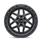 Black Rhino Hard Alloys KELSO 17x9 Matte Black Wheel with 6x135 Bolt Pattern and 87.10mm Center Bore