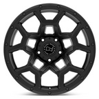 Black Rhino Hard Alloys BR Overland 17x8 Matte Black Wheel with 6x130 Bolt Pattern and +52 Offset