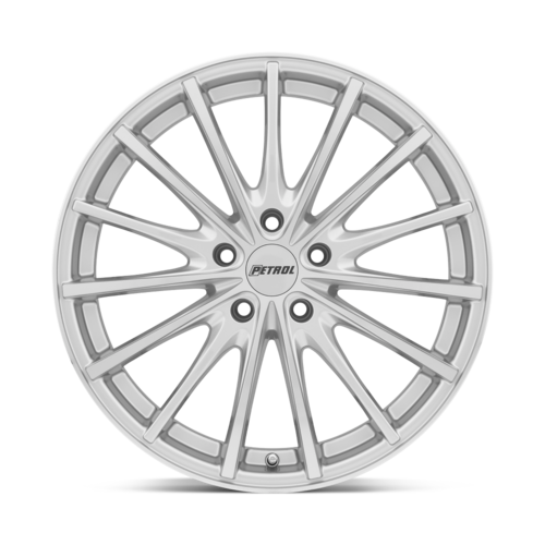 Petrol P3A 19x8 Silver Machined Face Wheel with 5x110 Bolt Pattern and +40 Offset