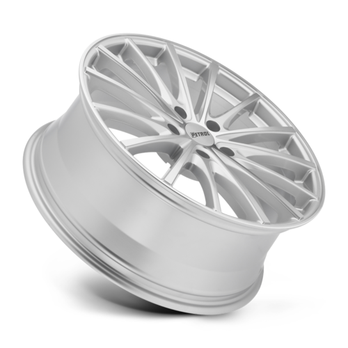 Petrol P3A 19x8 Silver Machined Face Wheel with 5x100 Bolt Pattern and +35 Offset