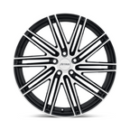 Petrol P1C 19x8 Inch Gloss Black with Machined Cut Face Alloy Wheel for 5x108 Bolt Pattern