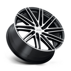 Petrol PE P1C 19x8 Gloss Black Machined Face Wheel with 5x114.3 Bolt Pattern and +40 Offset