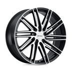 Petrol PE P1C 19x8 Gloss Black Machined Face Wheel with 5x114.3 Bolt Pattern and +40 Offset