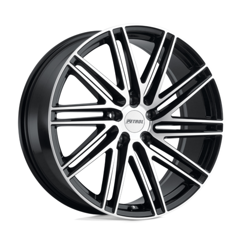 Petrol P1C 20x8.5 Inch Gloss Black Machined Face Wheel with 5x108 Bolt Pattern and +40 Offset