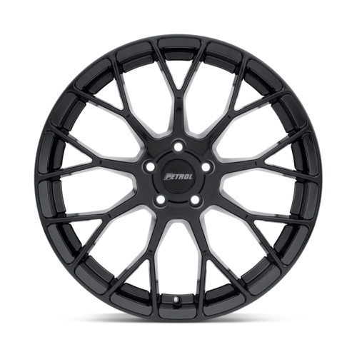 Petrol P2B 18x8 Gloss Black Alloy Wheel with 5x108 Bolt Pattern and +40 Offset