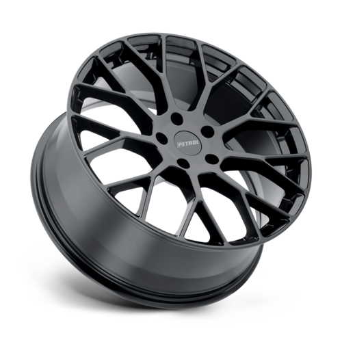 Petrol P2B 16x7 Inch Gloss Black Alloy Wheel with 4x100 Bolt Pattern and +40 Offset