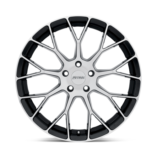 Petrol P2B 16x7 Inch Alloy Wheel with Machined Face and Gloss Black Finish