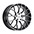 Petrol PE P2B 19x8 Inch Gloss Black with Machined Face Wheel with 5x114.3 Bolt Pattern and +40 Offset
