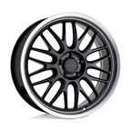 Petrol PE P4C 17x8 Inch Alloy Wheel with Gloss Black Machined Lip, 5x112 Bolt Pattern, +40 Offset