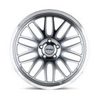 Petrol PE P4C 18x8 Inch Silver Machined Face and Lip Wheel with 5x112 Bolt Pattern and +40 Offset