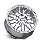 Petrol PE P4C 18x8 Inch Silver Machined Face and Lip Wheel with 5x112 Bolt Pattern and +40 Offset