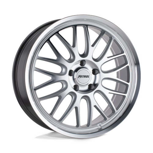 Petrol PE P4C 19x8 Silver Machined Face & Lip Alloy Wheel (Part Number: 1980P4C405114S76)