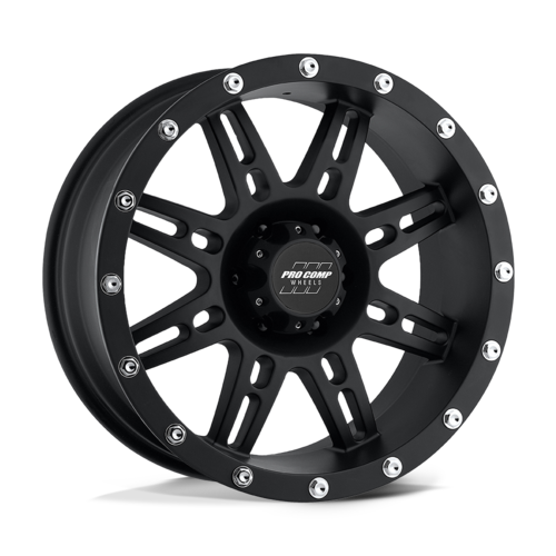 Pro Comp Alloys PA31 Stryker 15x8 Flat Black Wheels with 5x114.3 Bolt Pattern