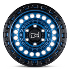 Black Rhino Hard Alloys BR Sentinel 20x9.5 Inch Cobalt Blue with Black Ring Wheel