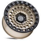 Black Rhino Hard Alloys BR Sentinel 17x8.5 Desert Sand with Black Ring Wheel - 5x127 Bolt Pattern, -18 Offset