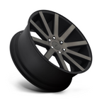 DUB 1PC Shot Calla 22x10.5 Matte Black Double Dark Tint Wheel - 5x127 Bolt Pattern +35 Offset