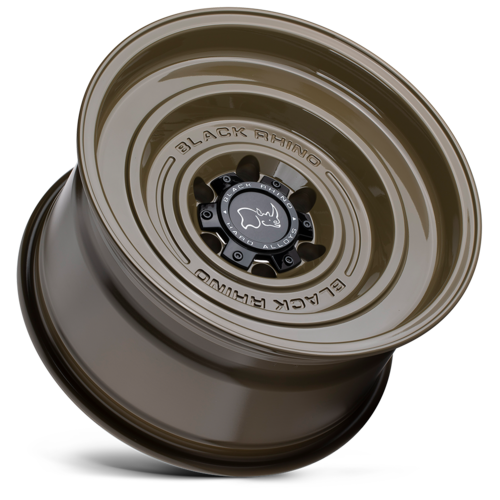 Black Rhino Hard Alloys BR SOLID 17x9.5 inch Gloss Alligator Green Wheel - 5x127 Bolt Pattern, -18 Offset, 71.5 Center Bore