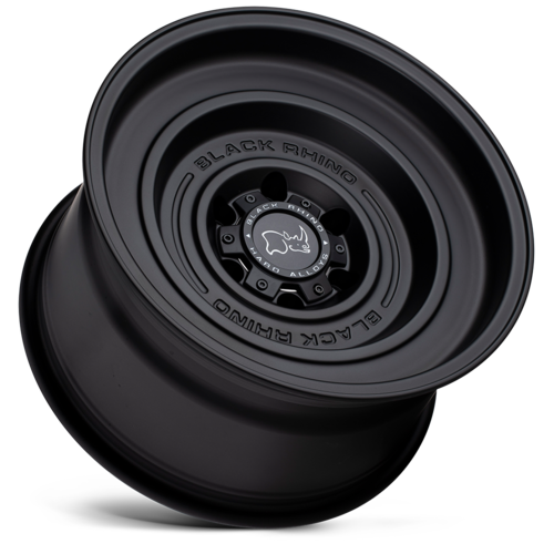 Black Rhino Hard Alloys BR SOLID 17x9.5 Matte Black Wheel with 5x127 Bolt Pattern and -18 Offset