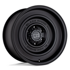 Black Rhino Hard Alloys BR SOLID 17x9.5 Matte Black Off-Road Wheel with 6x139.7 Bolt Pattern and -12 Offset