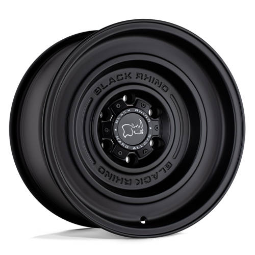 Black Rhino Hard Alloys BR SOLID 17x9.5 Matte Black Off-Road Wheel with 6x139.7 Bolt Pattern and -12 Offset