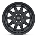 Black Rhino Hard Alloys Stadium 17x8.5 Matte Black Alloy Wheel with 6x114.3 Bolt Pattern and 76.10 Center Bore