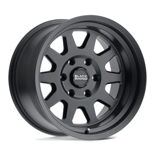 Black Rhino Hard Alloys Stadium 17x9.5 Matte Black Wheel with 6x139.7 Bolt Pattern and -18 Offset
