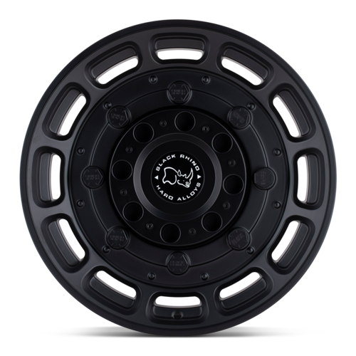 Black Rhino Hard Alloys BR Warthog 17x8.5 Matte Black Wheel with 5x127 Bolt Pattern and 71.50mm Center Bore